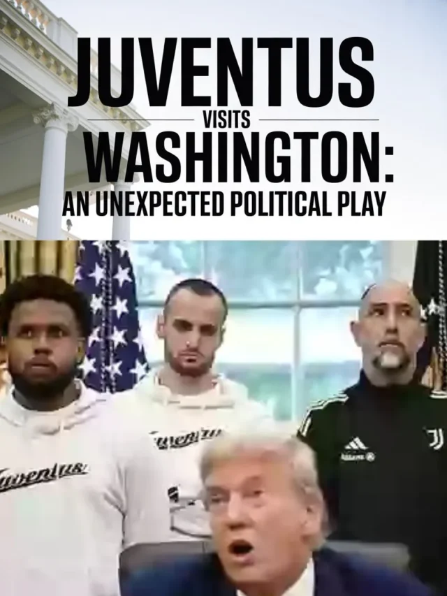 Juventus Meets Trump: Awkward Moments Inside the White House