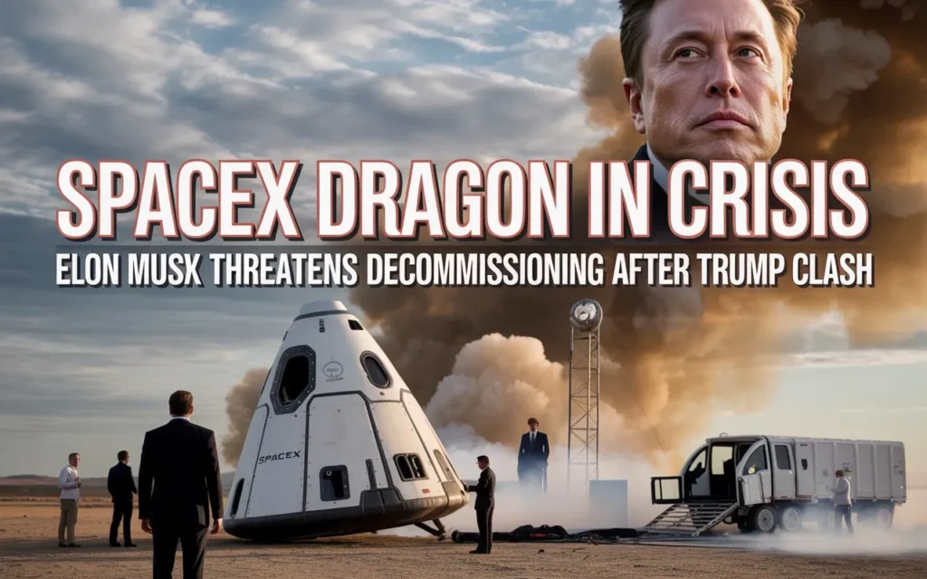 SpaceX Dragon in Crisis: Musk Threatens Decommissioning After Trump Clash