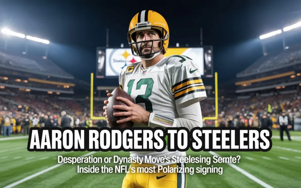 Aaron Rodgers to Steelers: Desperation or Dynasty Move? Inside the NFL’s Most Polarizing Signing