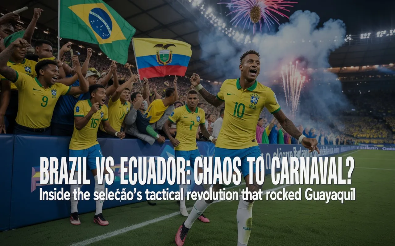 Brazil vs Ecuador: Chaos to Carnaval? Inside the Selector's Tactical Revolution That Rocked Guayaquil