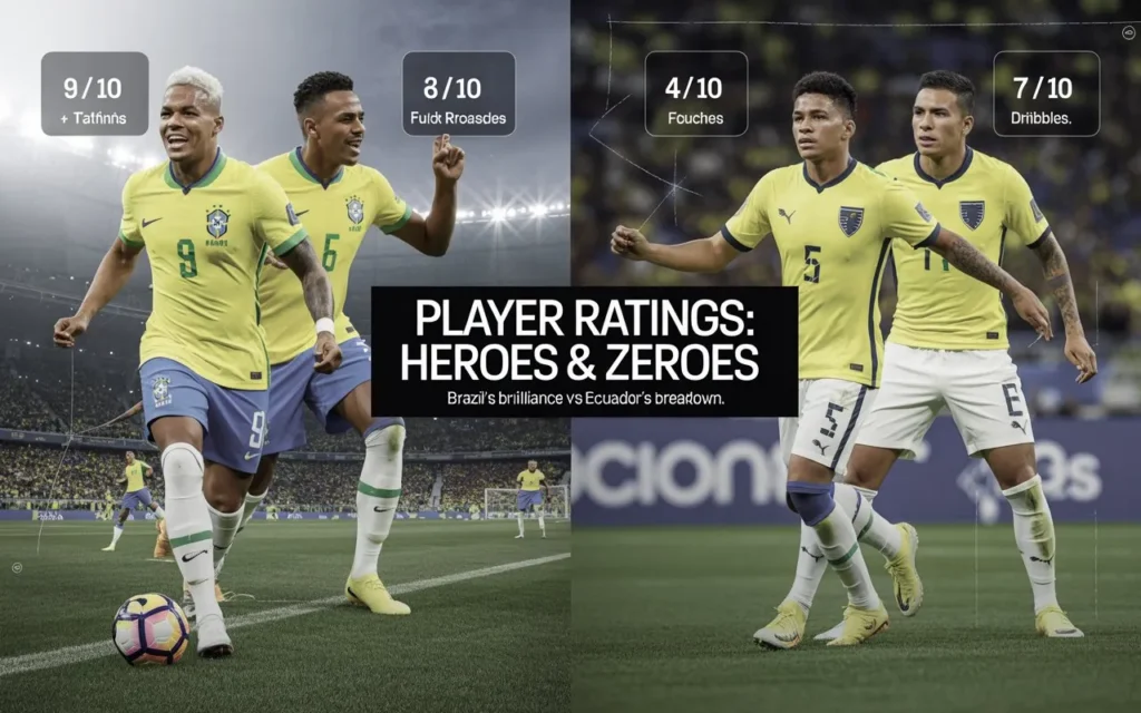 Player Ratings: Heroes & Zeroes