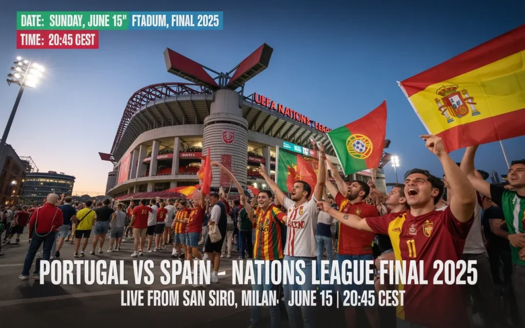 Portugal vs Spain Nations League Fina
