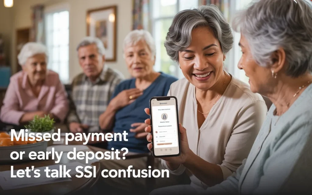 Missed payment or early deposit? Let's talk ssi confusion
