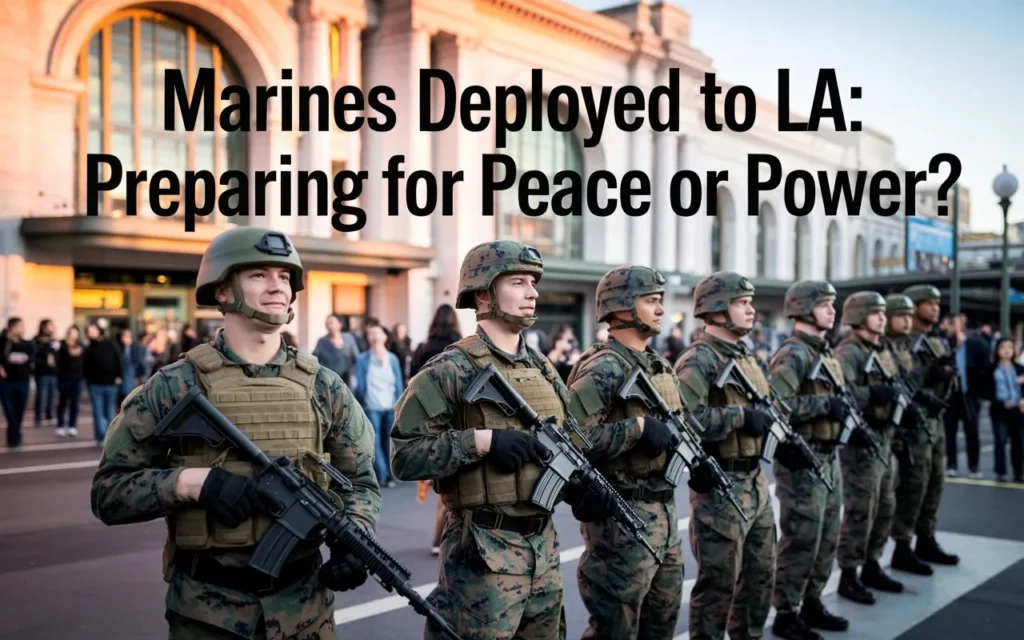 Marines Deployed to LA: Preparing for peace or Power?