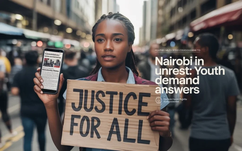 nairobi in unrest: Youth Demand Answers