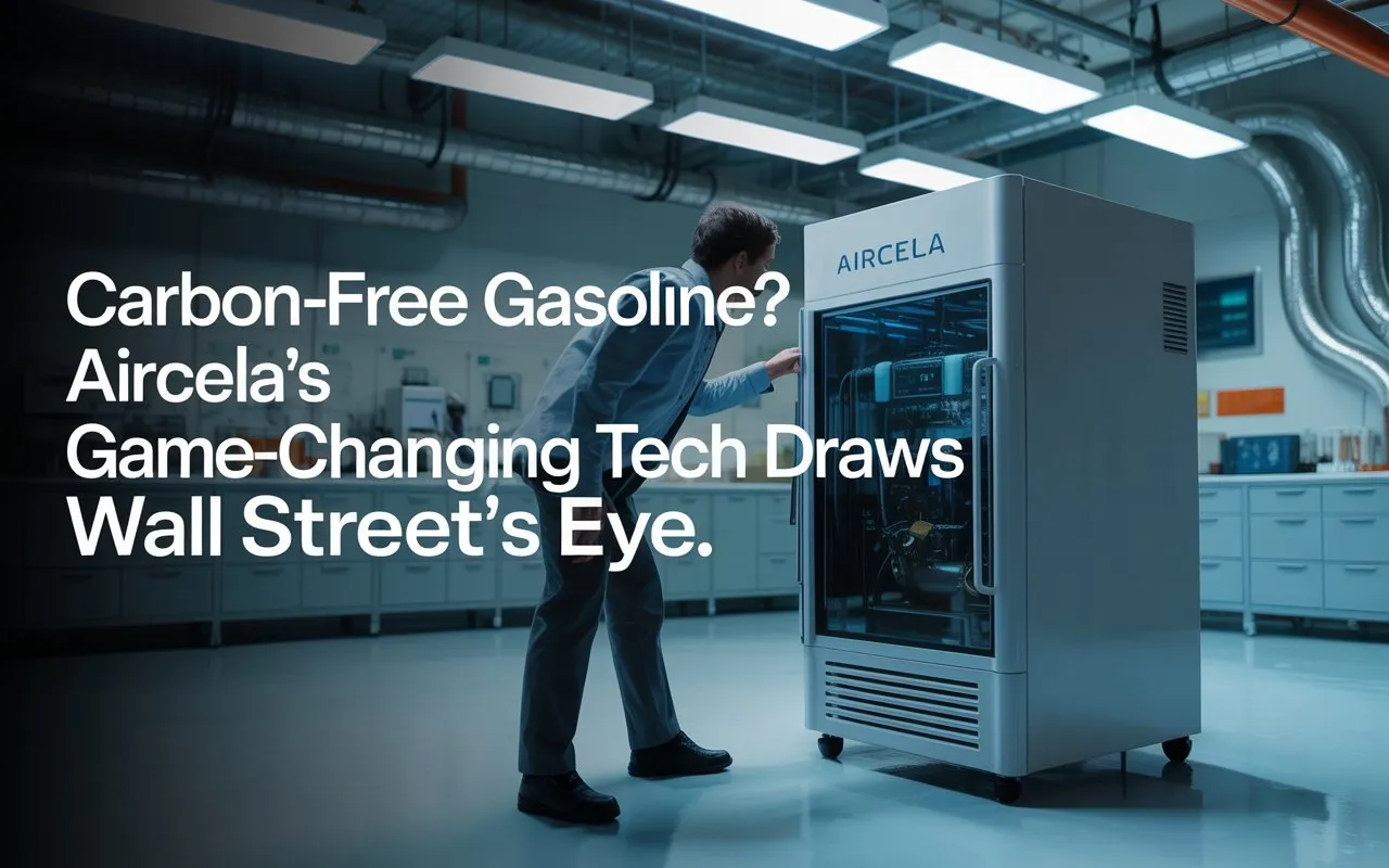 Carbon-Free Gasoline? Aircela’s Game-Changing Tech Draws Wall Street’s Eye