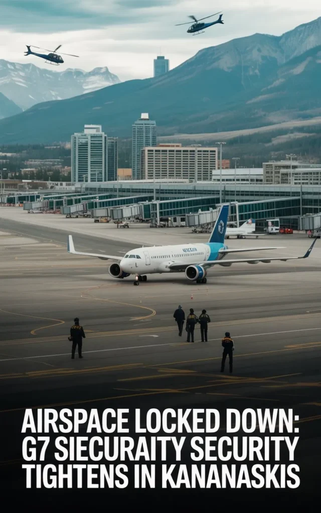 "Airspace Locked Down: G7 Security Tightens in Kananaskis."
