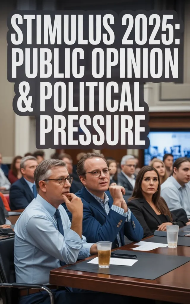 "Stimulus 2025: Public Opinion & Political Pressure"