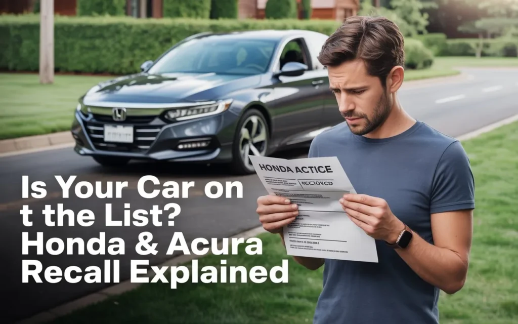 “Is Your Car on the List? Honda & Acura Recall Explained”