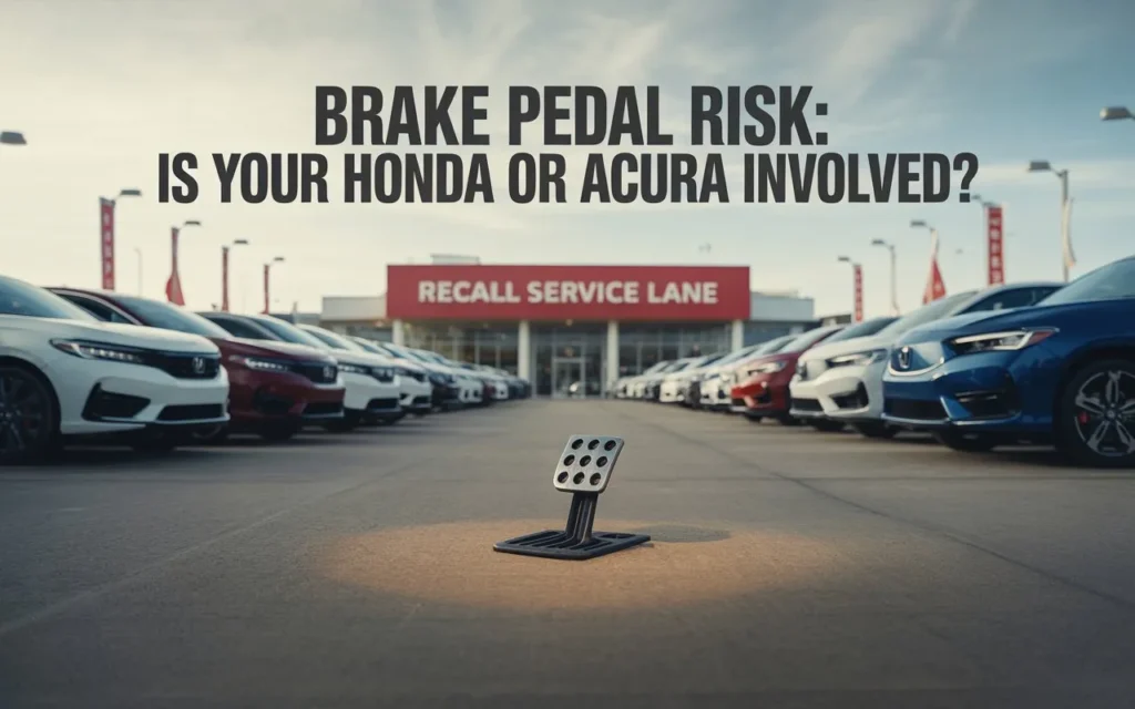 “Brake Pedal Risk: Is Your Honda or Acura Involved?”