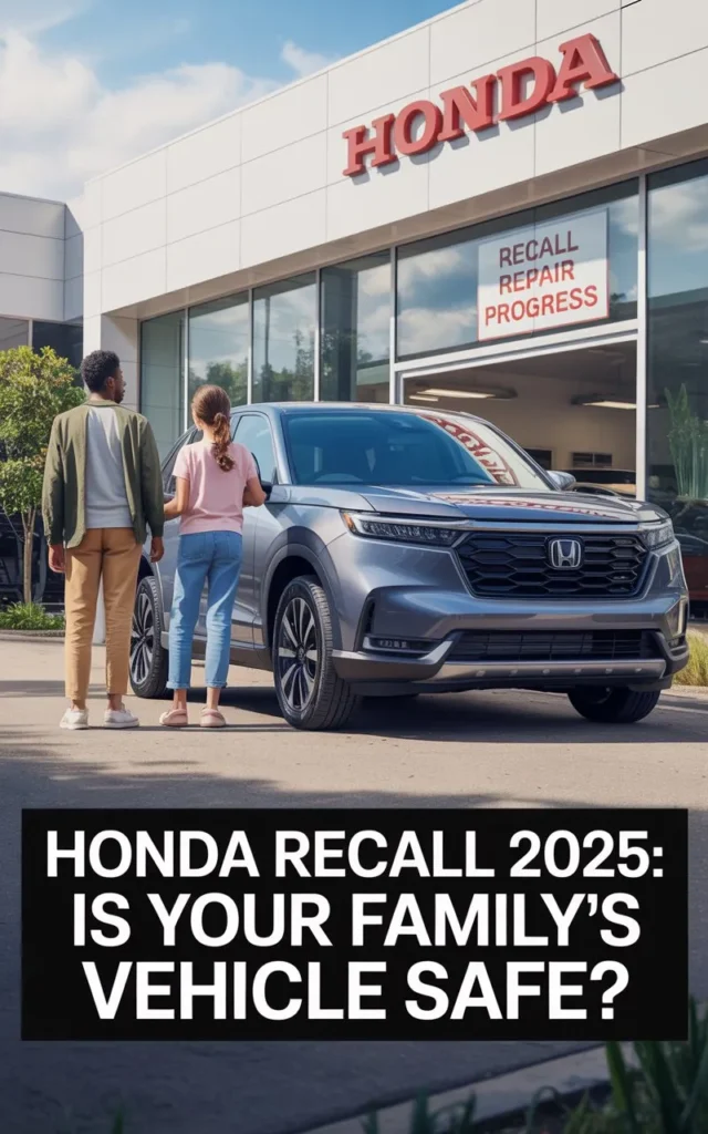 “Honda Recall 2025: Is Your Family’s Vehicle Safe?”