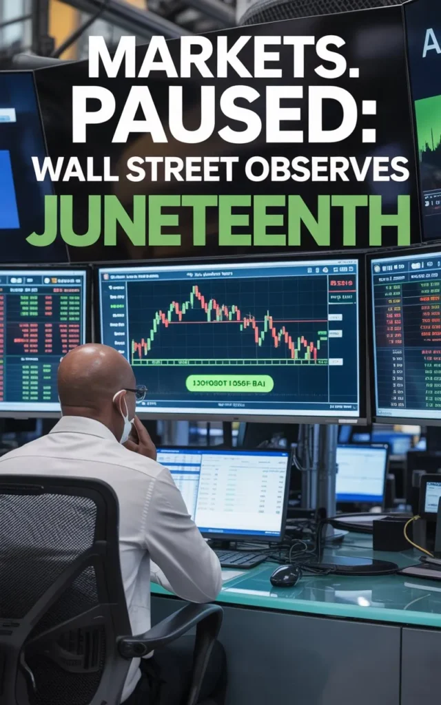 "Markets Paused: Wall Street Observes Juneteenth"