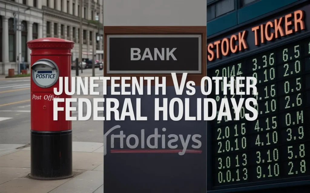 "Juneteenth vs Other Federal Holidays"