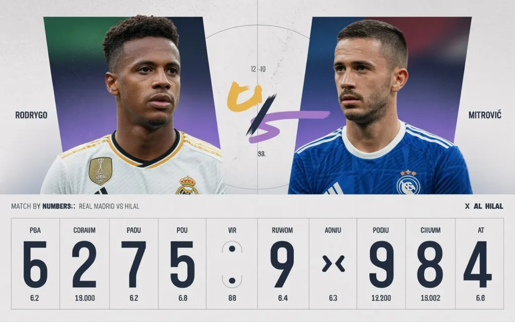  "Match by Numbers: Real Madrid vs Al Hilal"