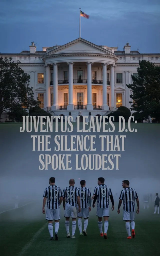 "Juventus Visits Washington: An Unexpected Political Play"