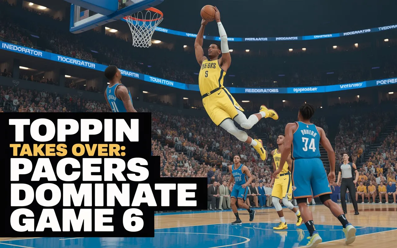 "Toppin Takes Over: Pacers Dominate Game 6"