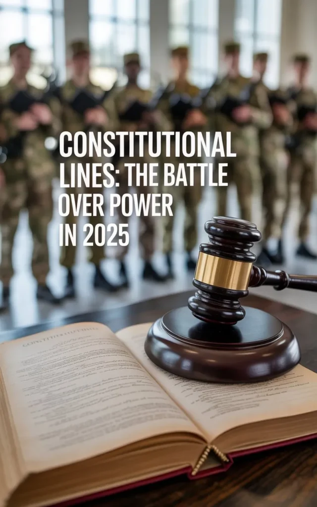 "Constitutional Lines: The Battle Over Power in 2025"