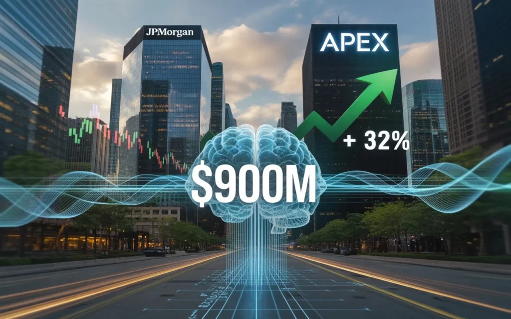 Apex Shatters Fintech Records: 32% Surge on $900M JPMorgan AI Clearing Deal