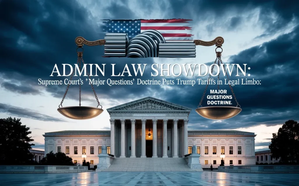 Admin Law Showdown: Supreme Court's "Major Questions" Doctrine Puts Trump Tariffs in Legal Limbo