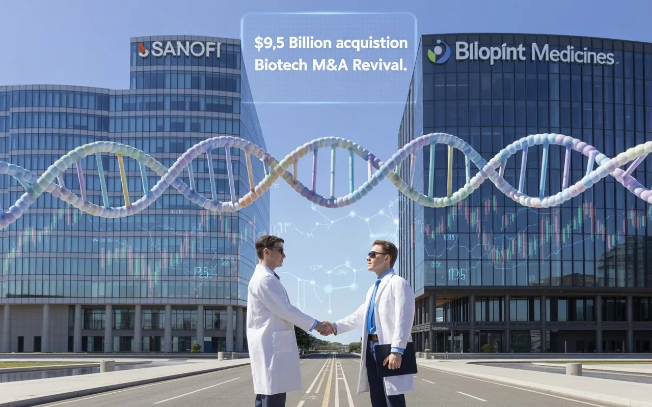 Sanofi to Acquire Blueprint Medicines for Up to $9.5 Billion: Biotech M&A Revival Sparks Market Surge