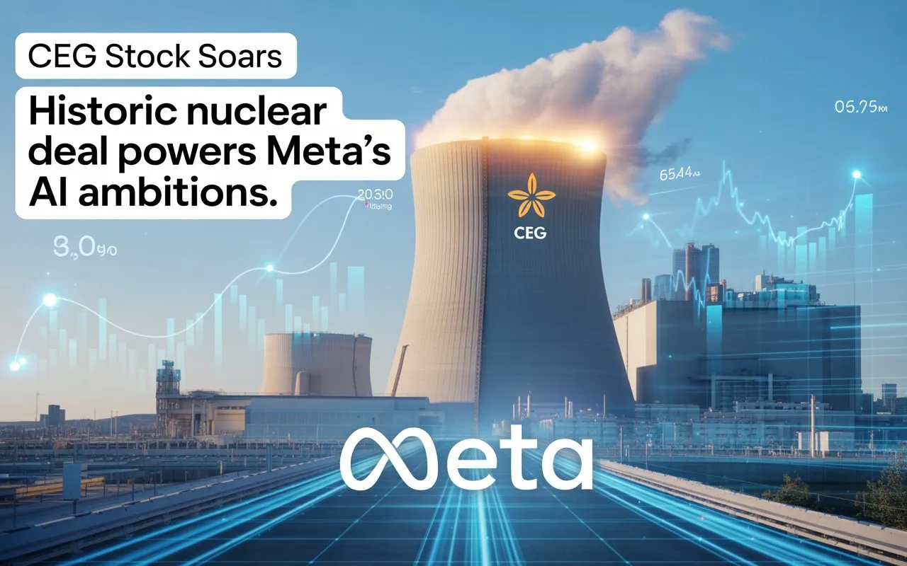 CEG Stock Soars: Constellation Energy Powers Meta’s AI Ambitions with Historic Nuclear Deal