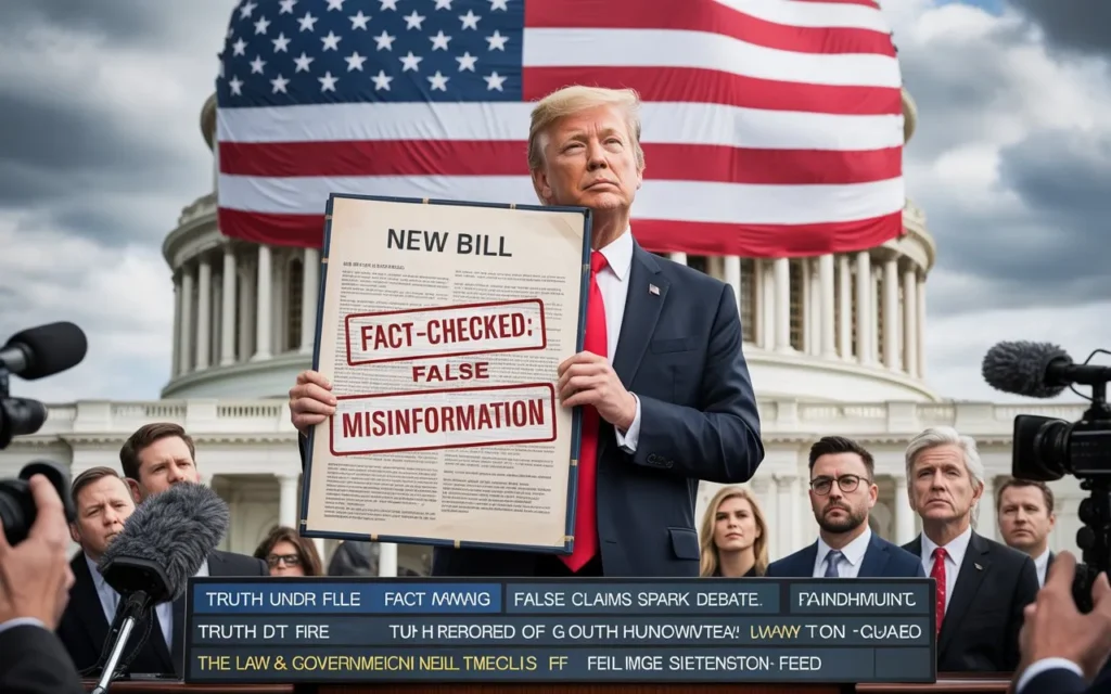 Trump’s Misinformation Campaign: Selling the Bill With Falsehoods