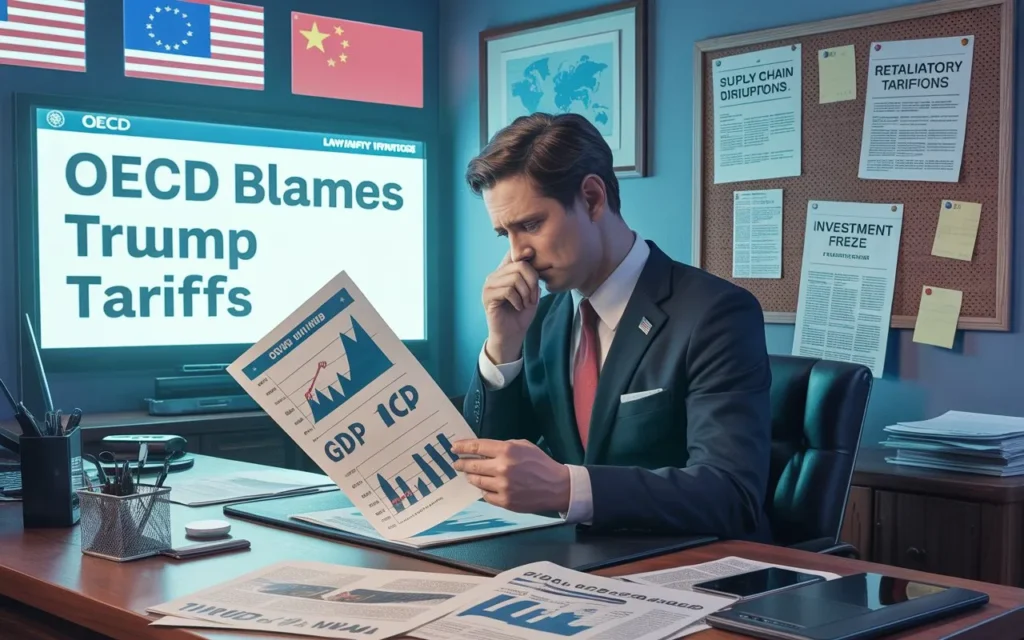Why the OECD Blames Trump Tariffs