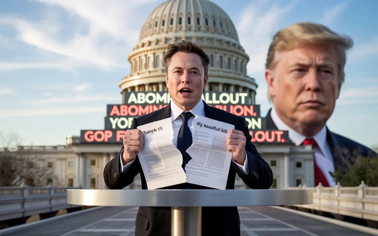 Elon Musk Torpedoes Trump’s "Big Beautiful Bill" as "Disgusting Abomination" – GOP Reels From Billionaire’s Betrayal