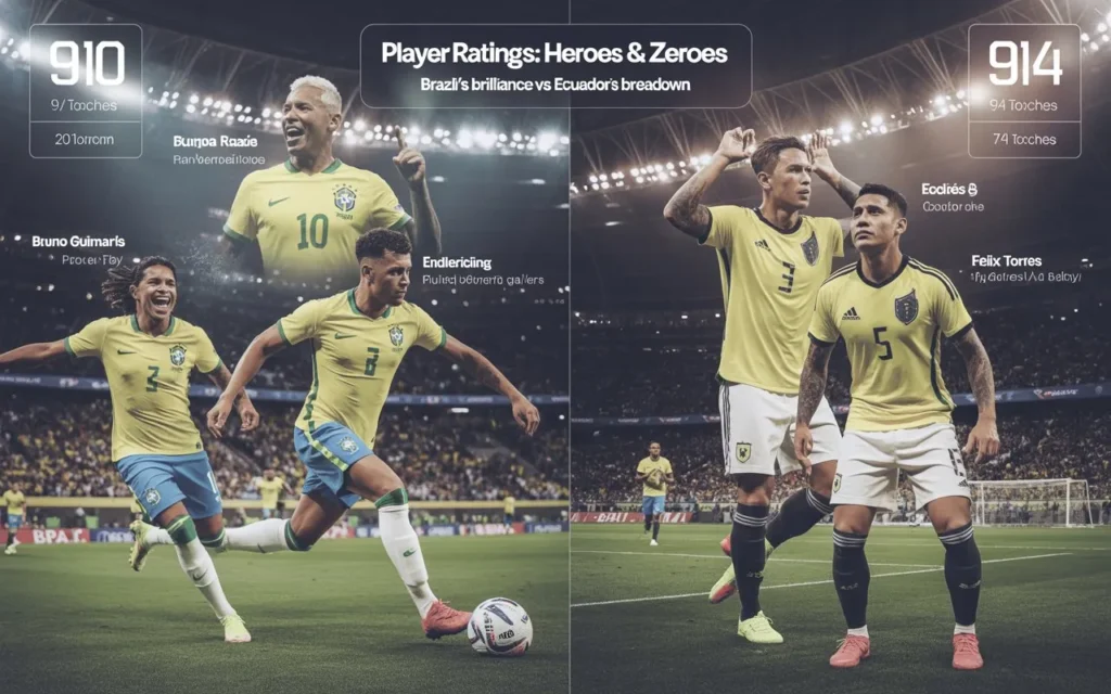 Player Ratings: Heroes & Zeroes