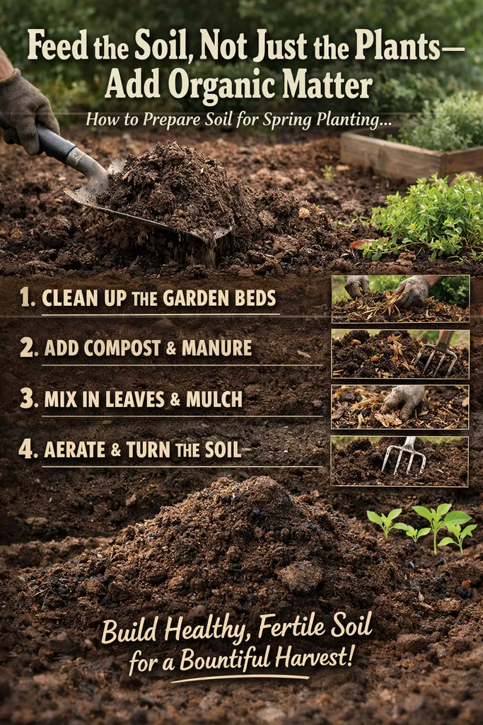 Feed The Soil Not Just The Plants   Add Organic Matter