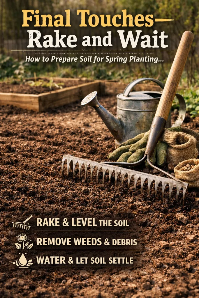 Final Touches   Rake And Wait