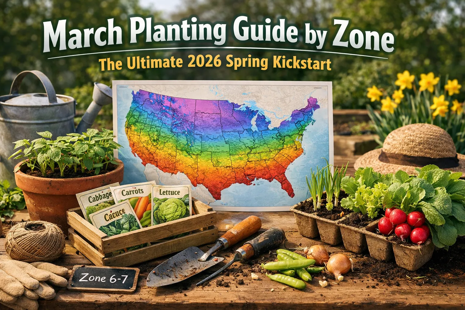 March Planting Guide by Zone: The Ultimate 2026 Spring Kickstart