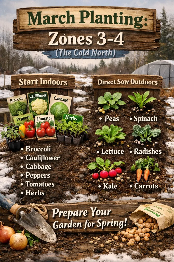 March Planting Zones 3 4 The Cold North