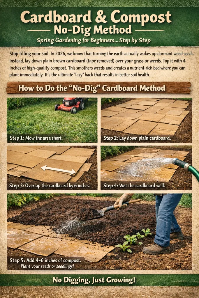The Cardboard Compost No Dig Method