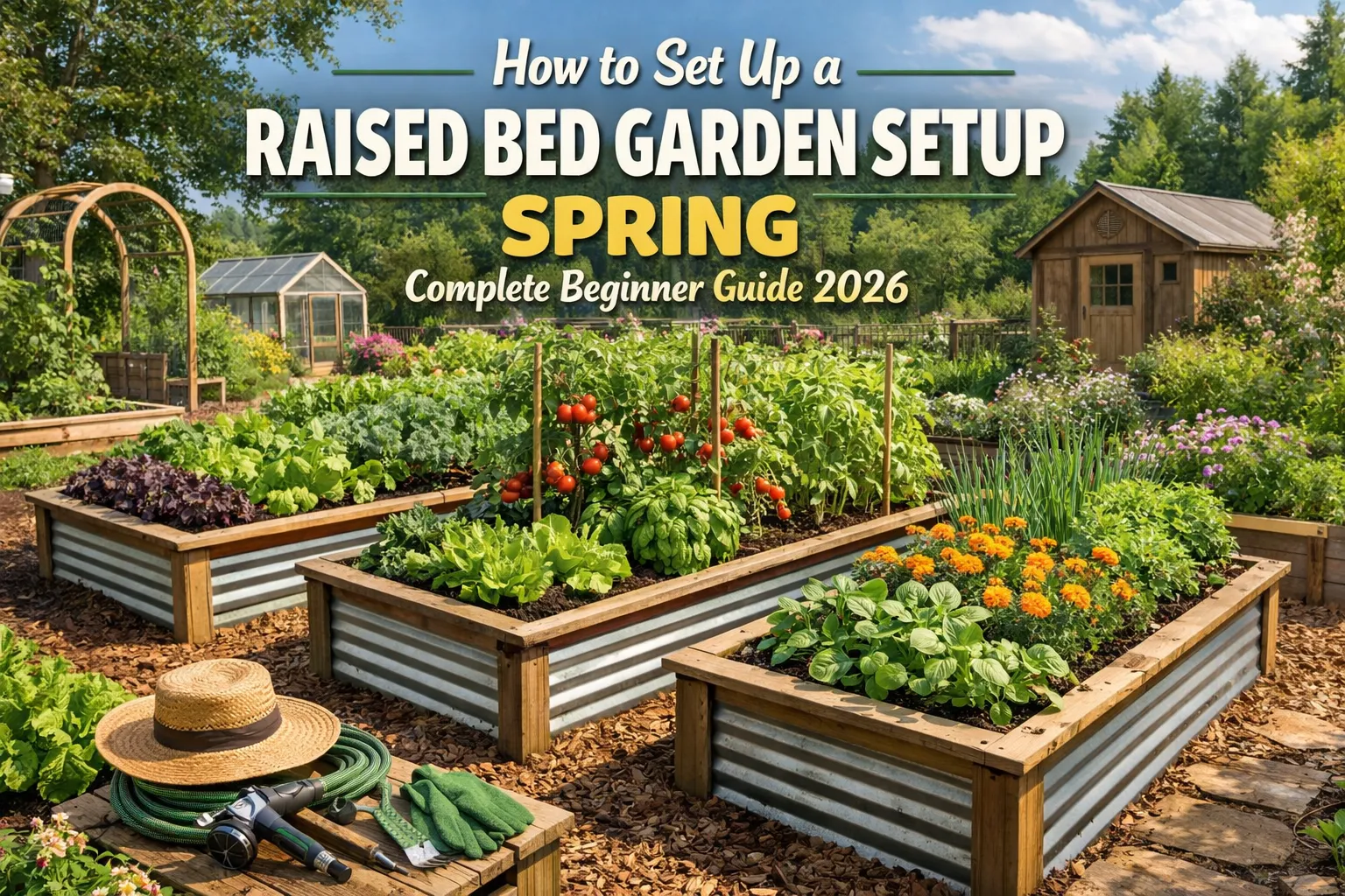How to Set Up a raised bed garden setup spring  (Complete Beginner Guide 2026)