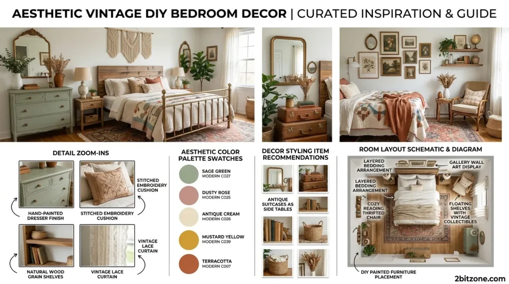 Aesthetic Vintage Diy Bedroom Decor