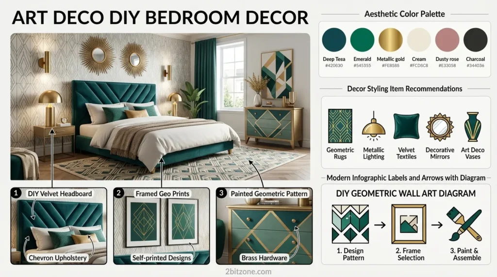 Art Deco Diy Bedroom Decor