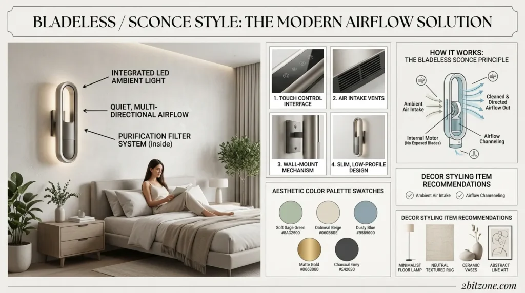Bladeless Sconce Style