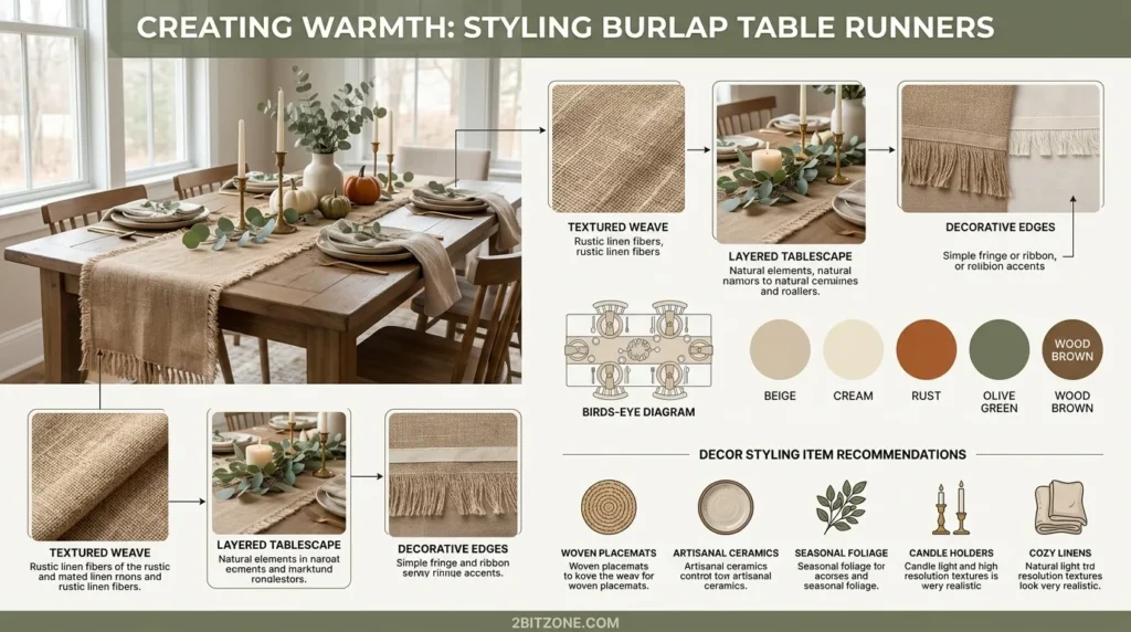 Burlap Table Runners