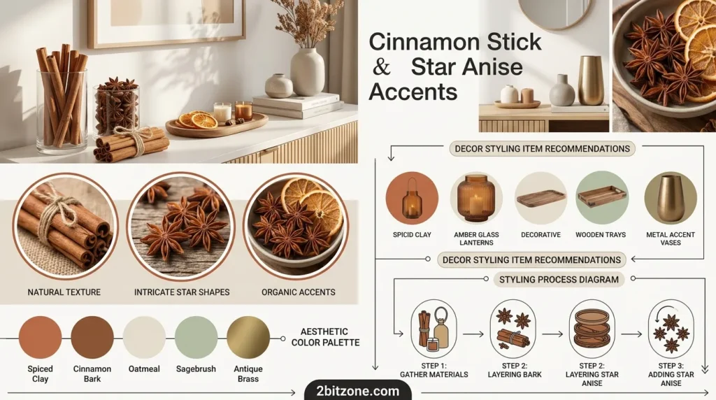 Cinnamon Stick Star Anise Accents