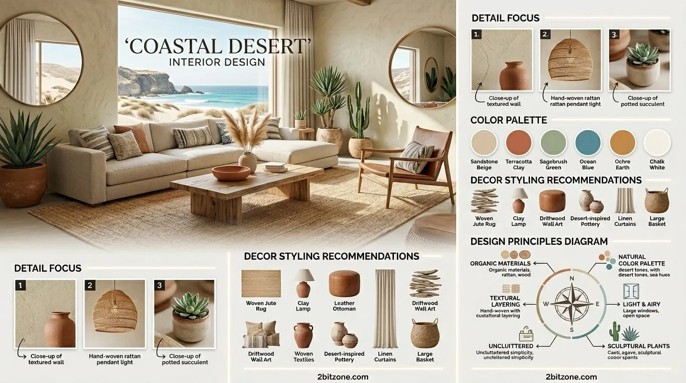 Coastal Desert Coastal Living Room