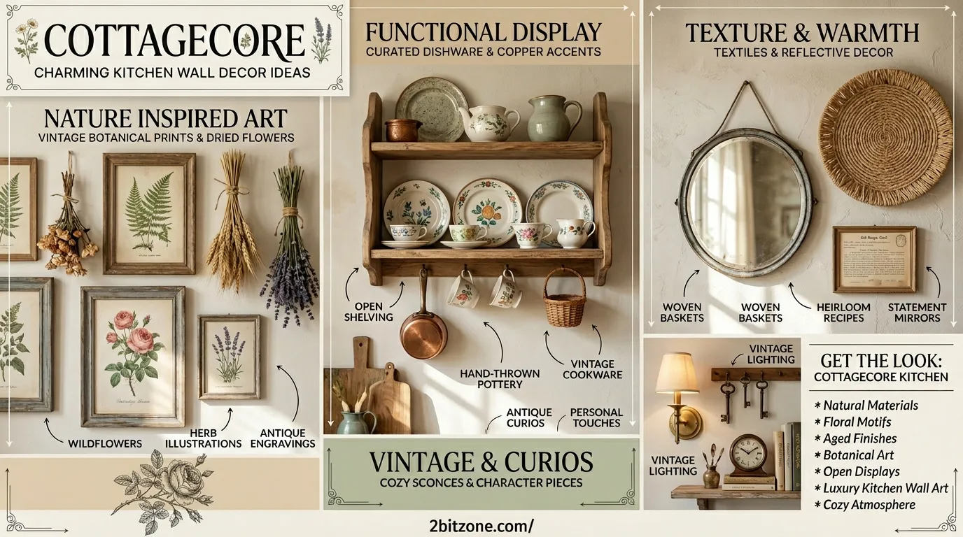 Cottagecore Kitchen Wall Decor