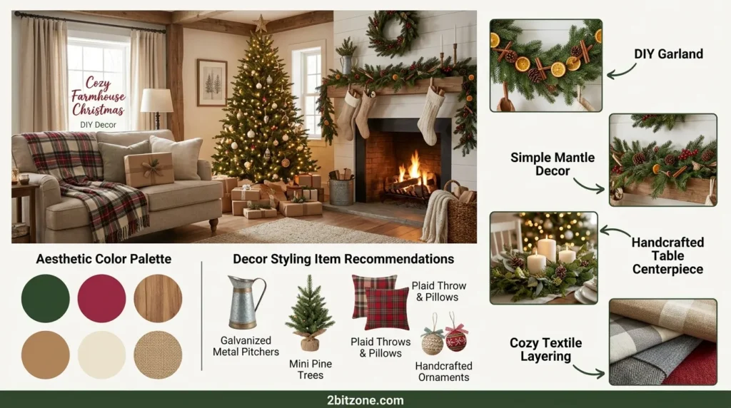 Cozy Farmhouse Christmas Diy Decor