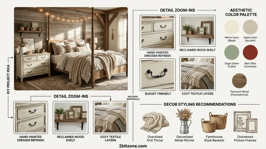 Cozy Farmhouse Diy Bedroom Decor