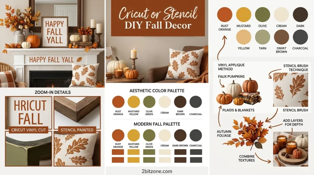 Cricut Or Stencil Diy Fall Decor