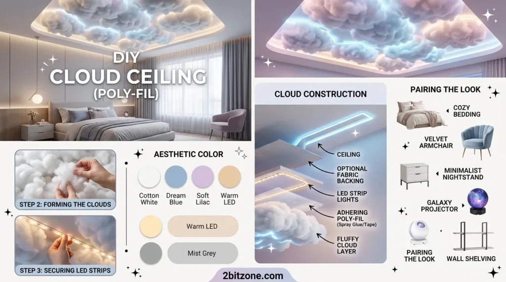 Diy Cloud Ceiling Poly Fil