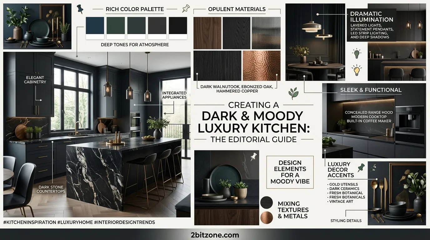 Dark Moody End Tables For Living Room