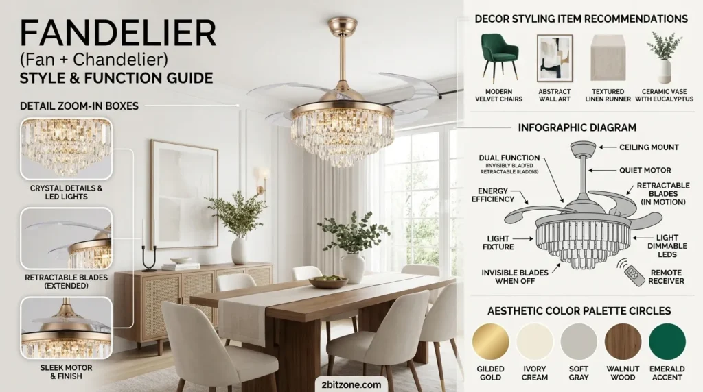 Fandelier Fan Chandelier