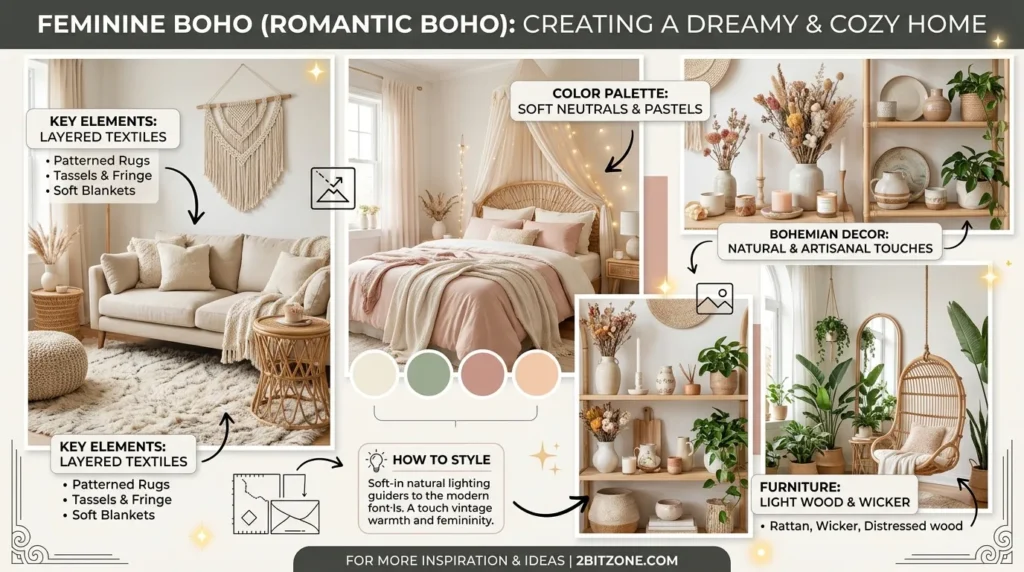 Feminine Boho Romantic Boho