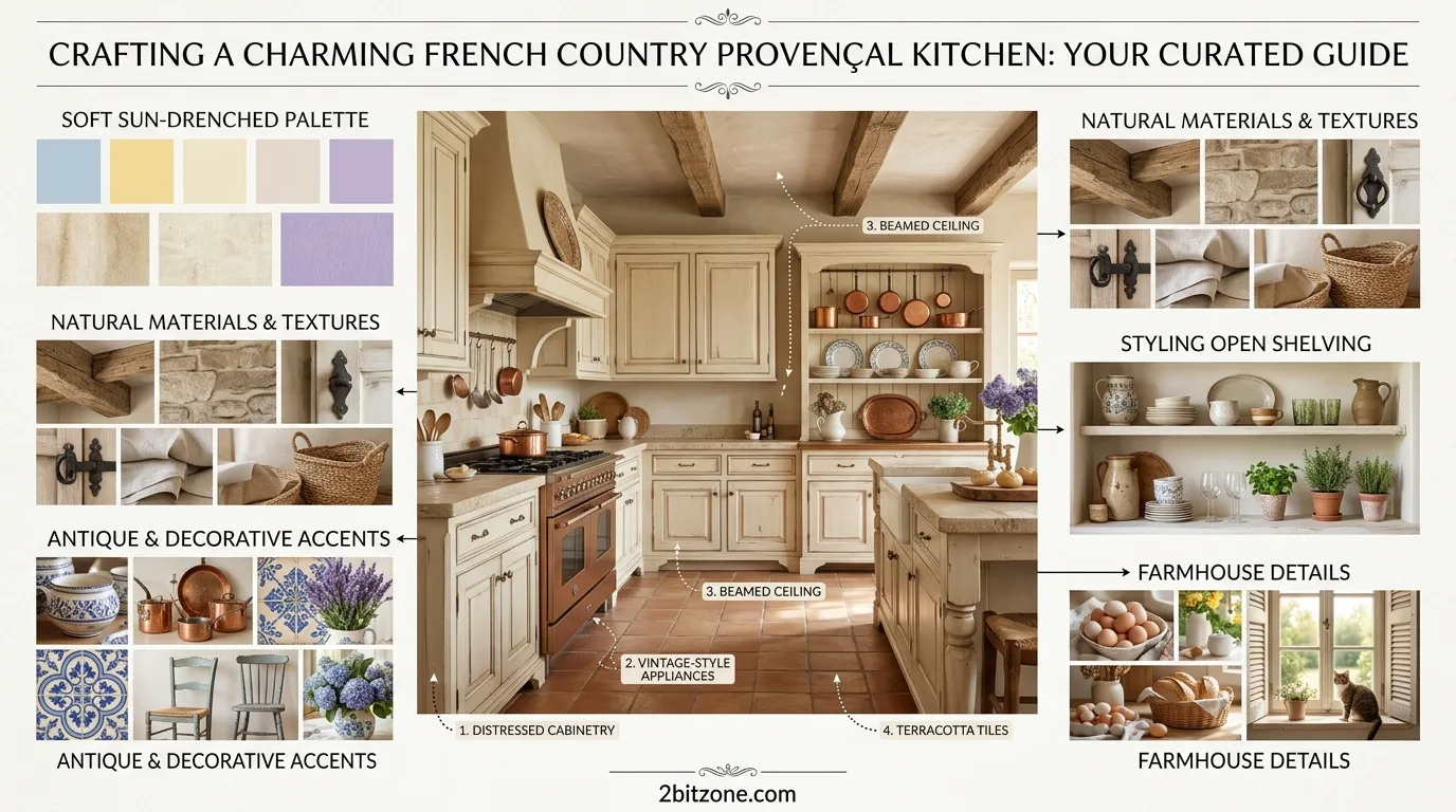 French Country Provencal Kitchen Decor